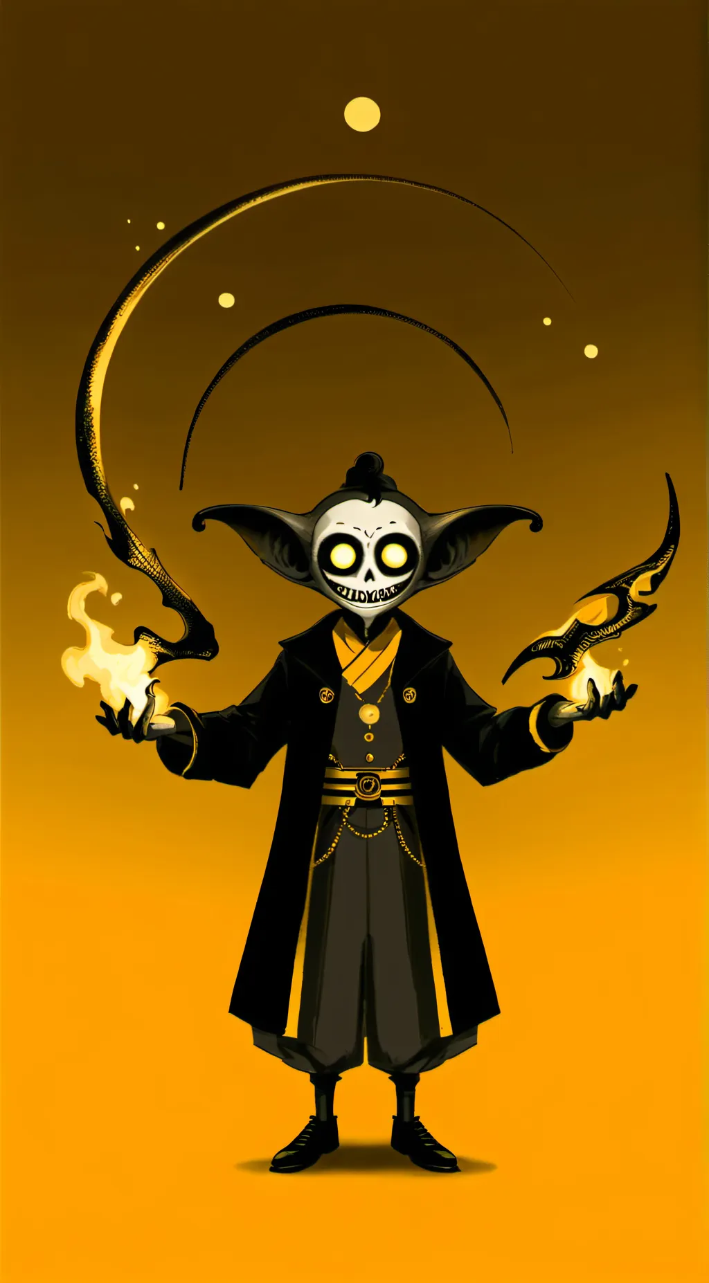 ai character: Bendy  background