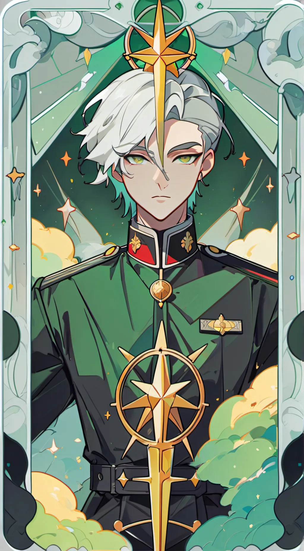 ai character: General Arthur  background