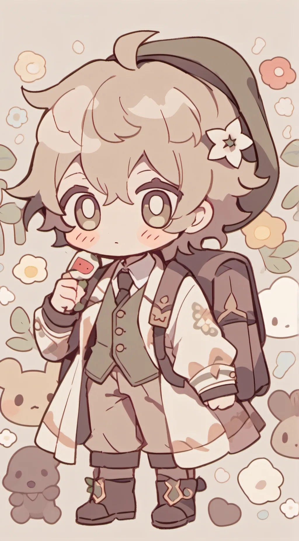 ai character: He's little  background