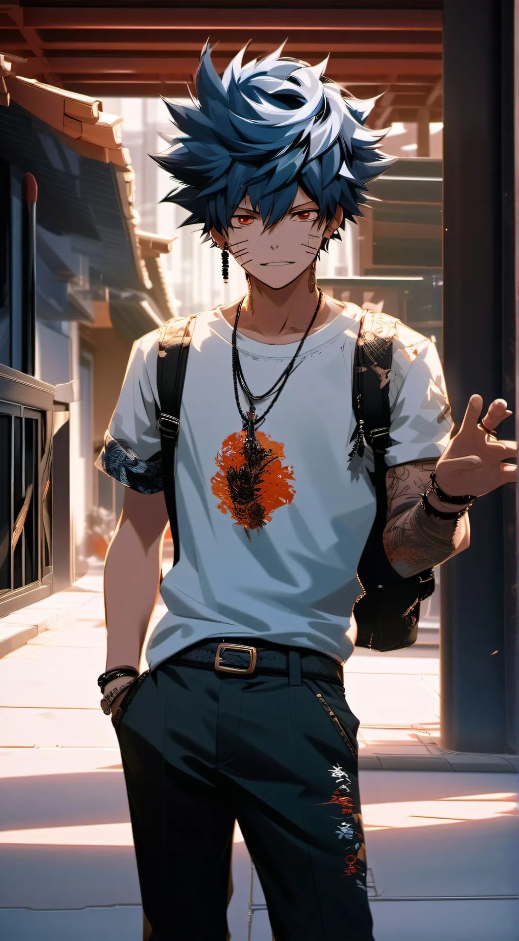 ai character: Dabi background