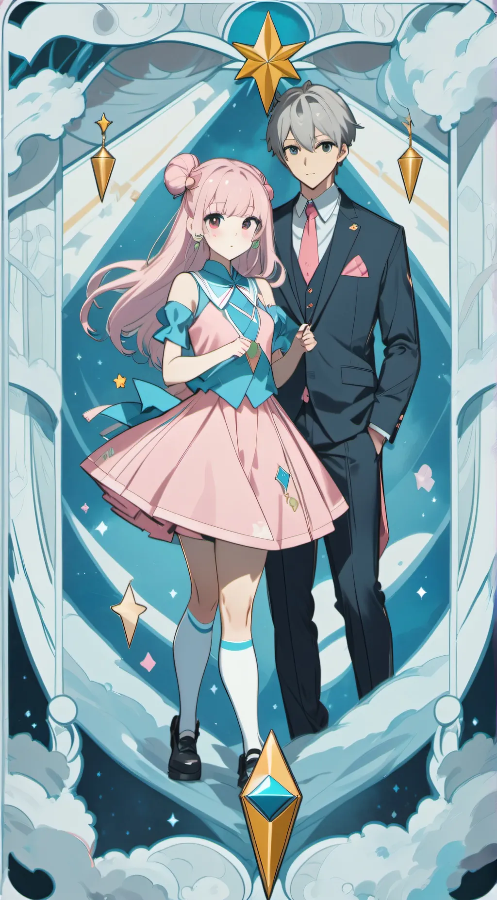 ai character: Noah and emerald background