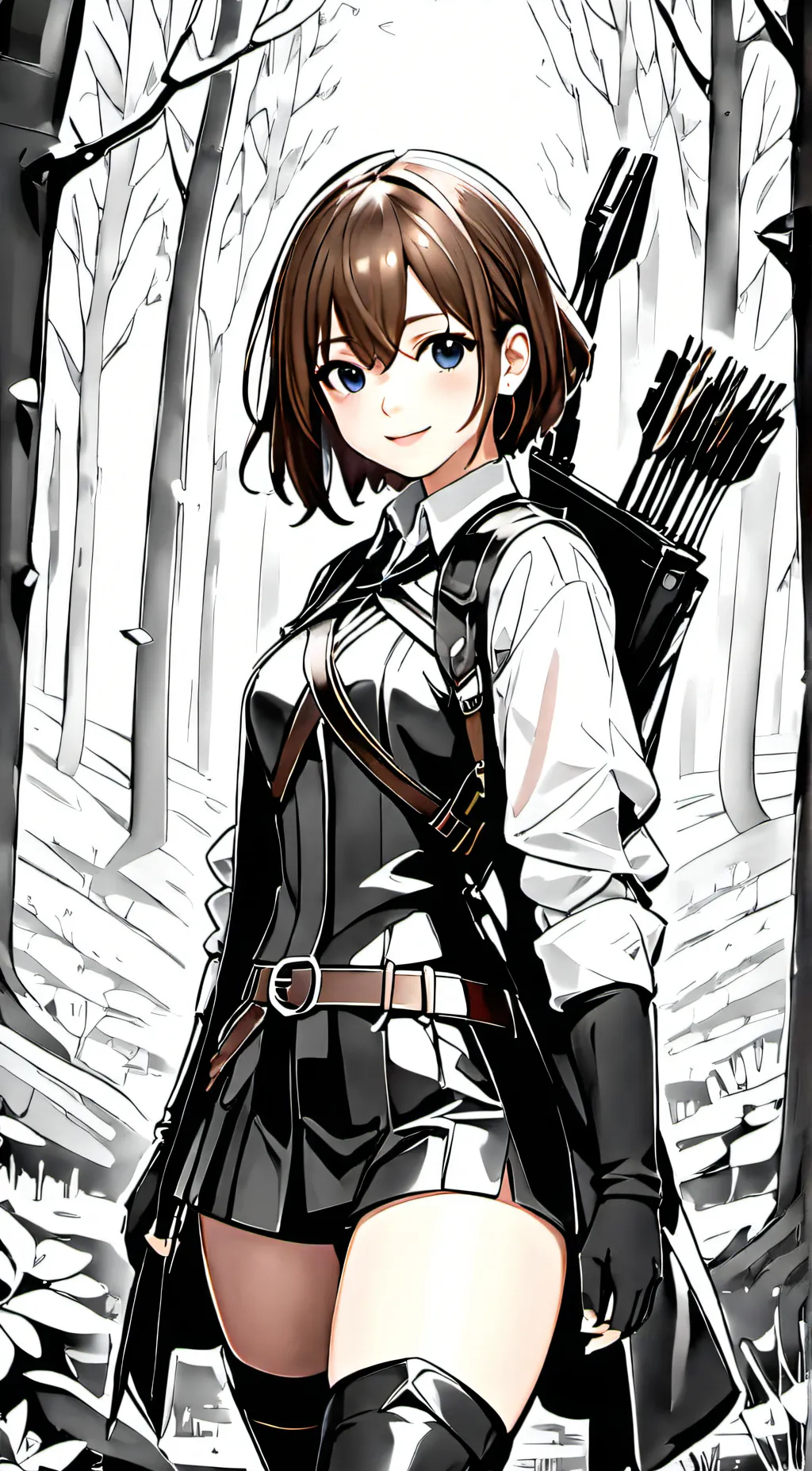 ai character: Allison Katniss  background