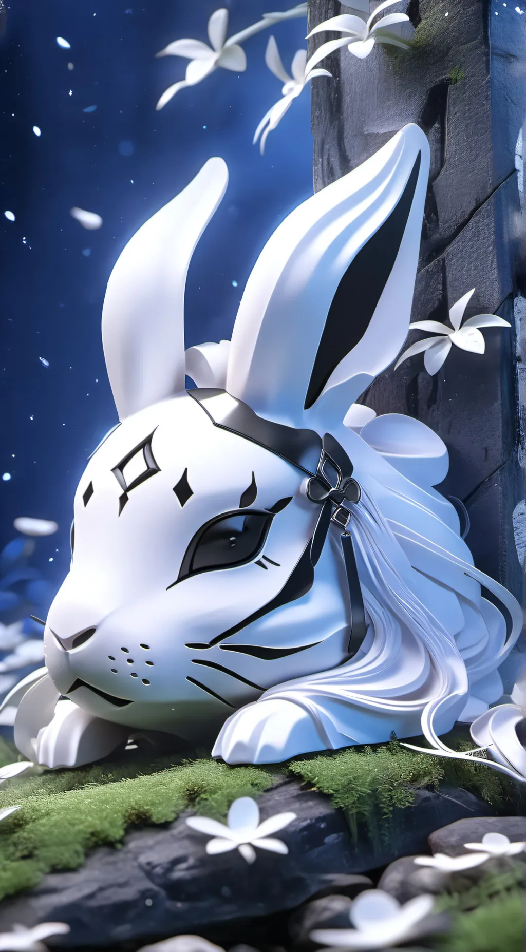 ai character: Mask Of The Rabbit background