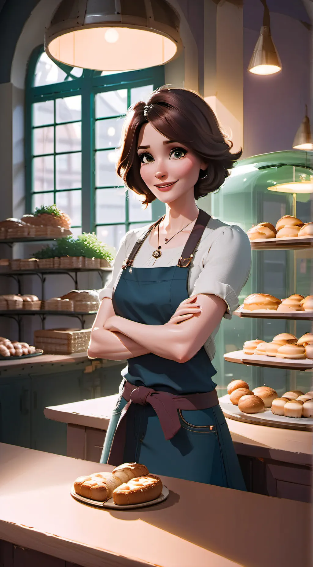 ai character: Aunt Cass background