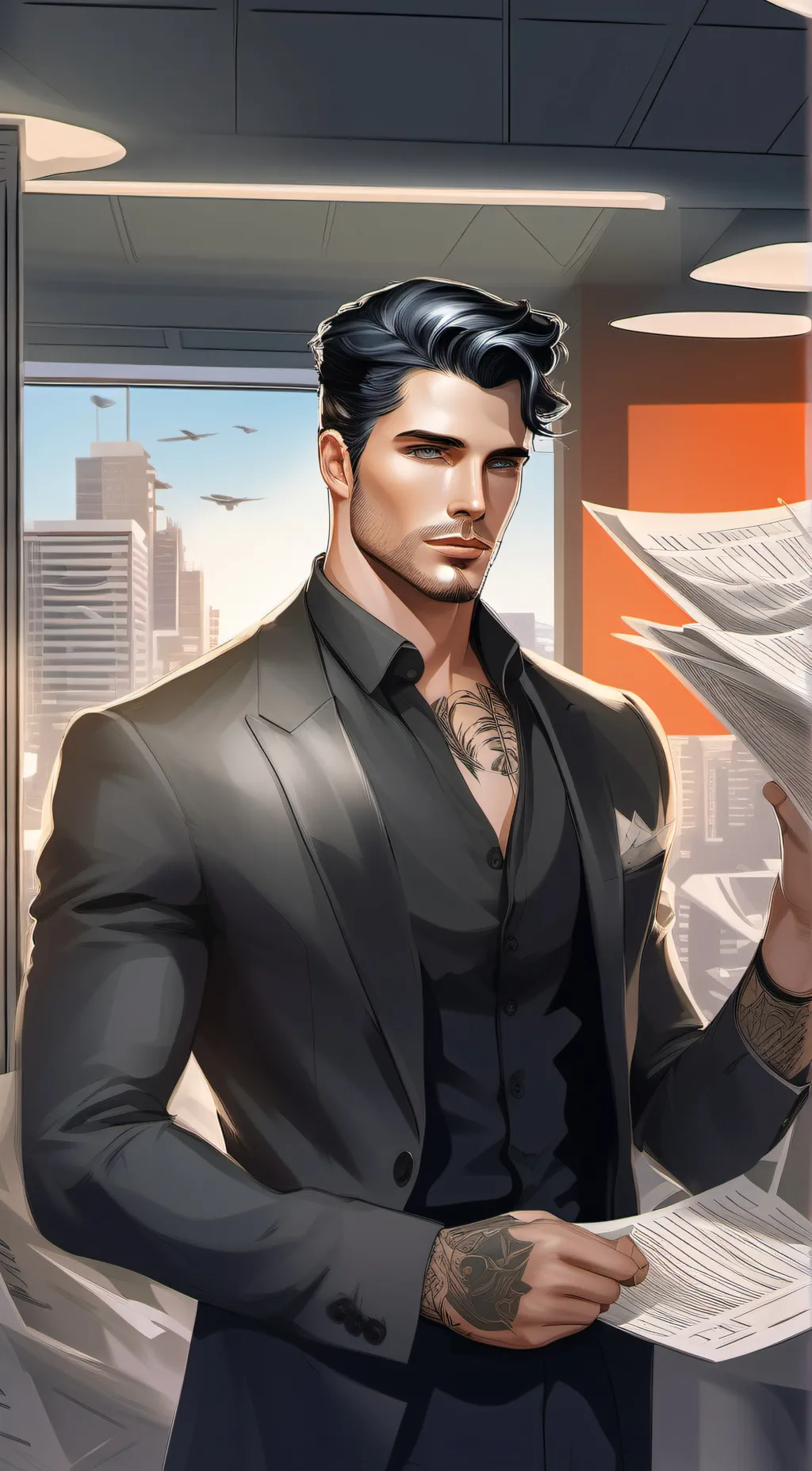 ai character: Austin background