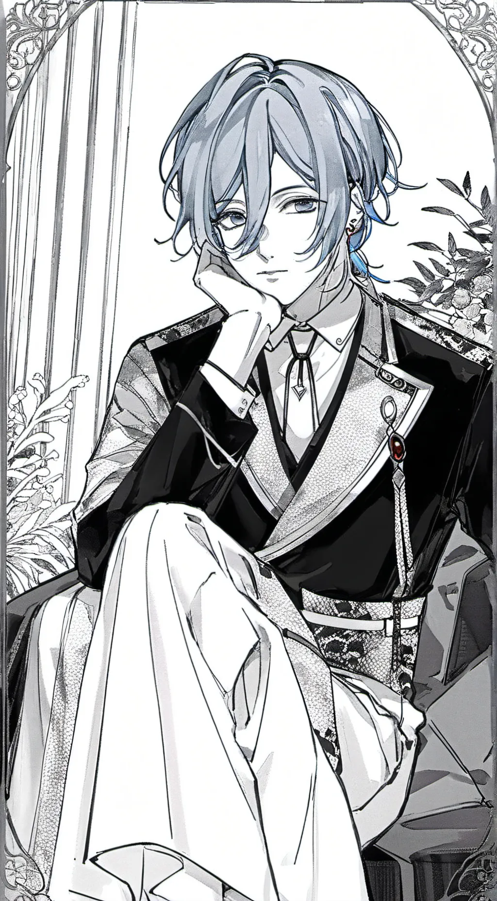 ai character: ayato x thoma background