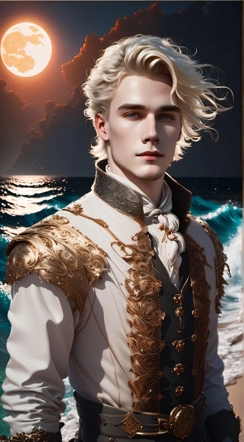 ai character: King Caspian background