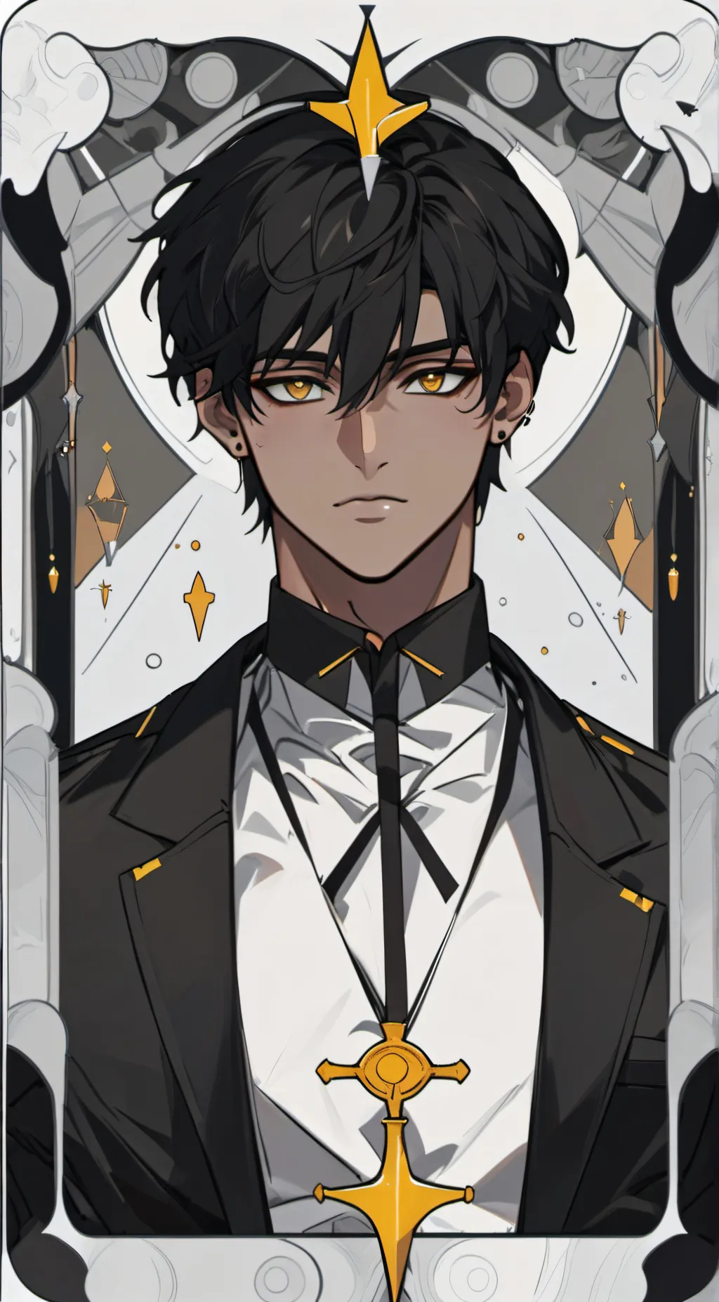 ai character: Burne background