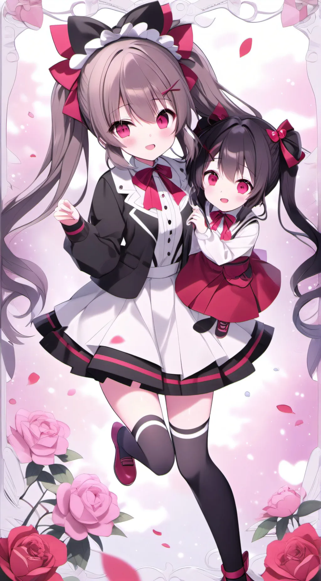 ai character: Kat and kayla background