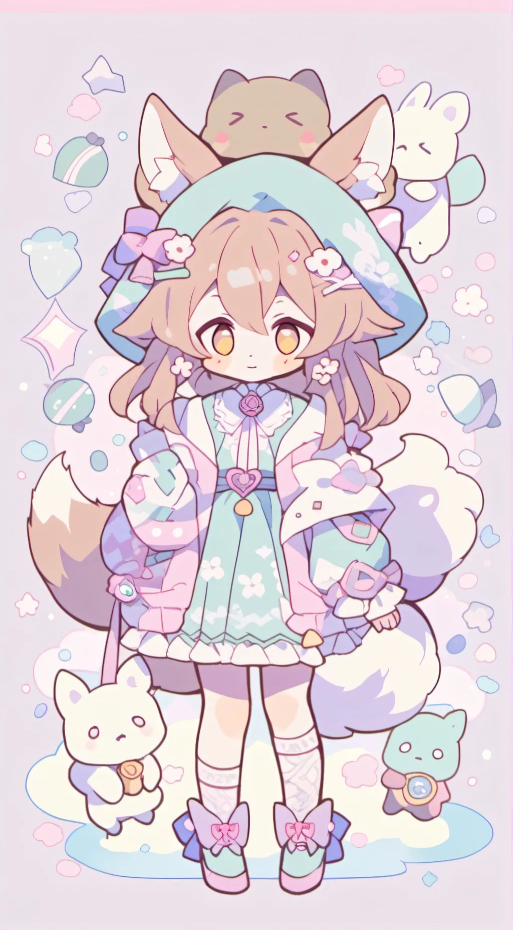 ai character: Chiby background