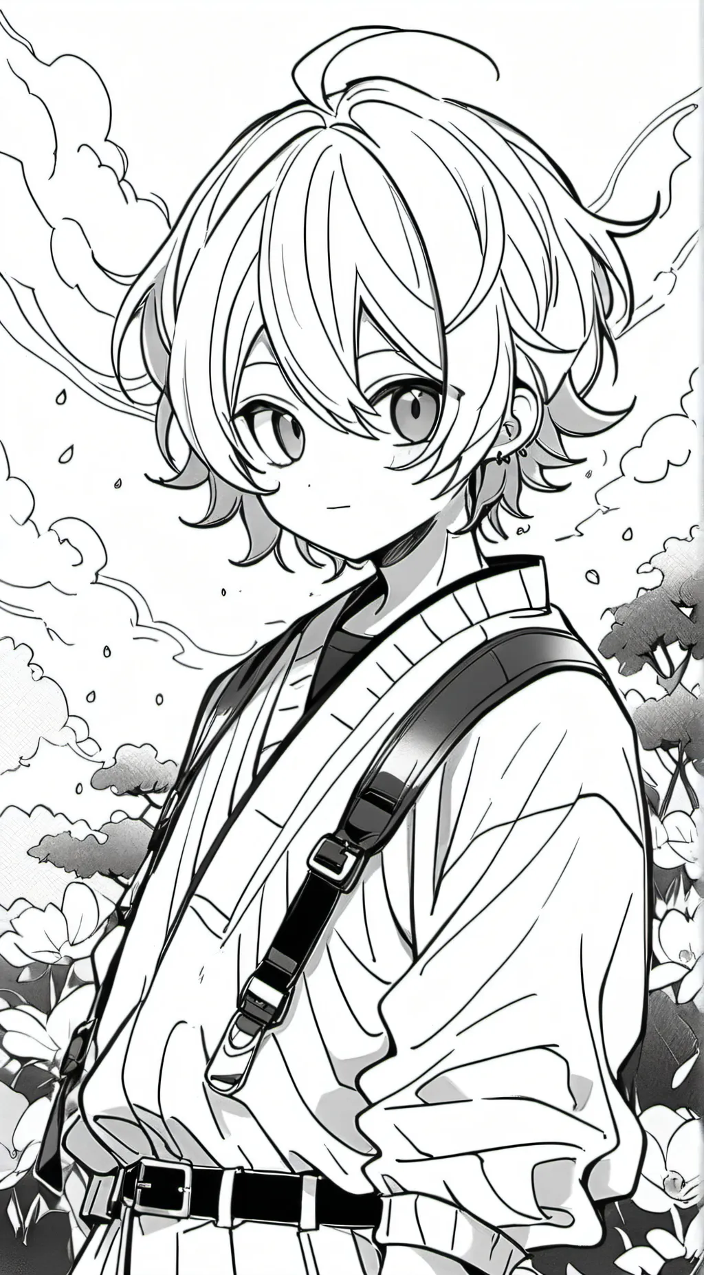 ai character: n murder drones  background