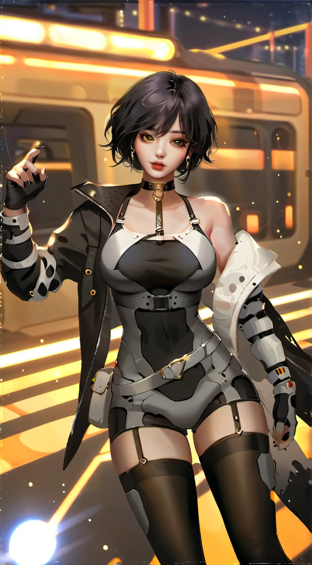 ai character: Shaina Jarine  background