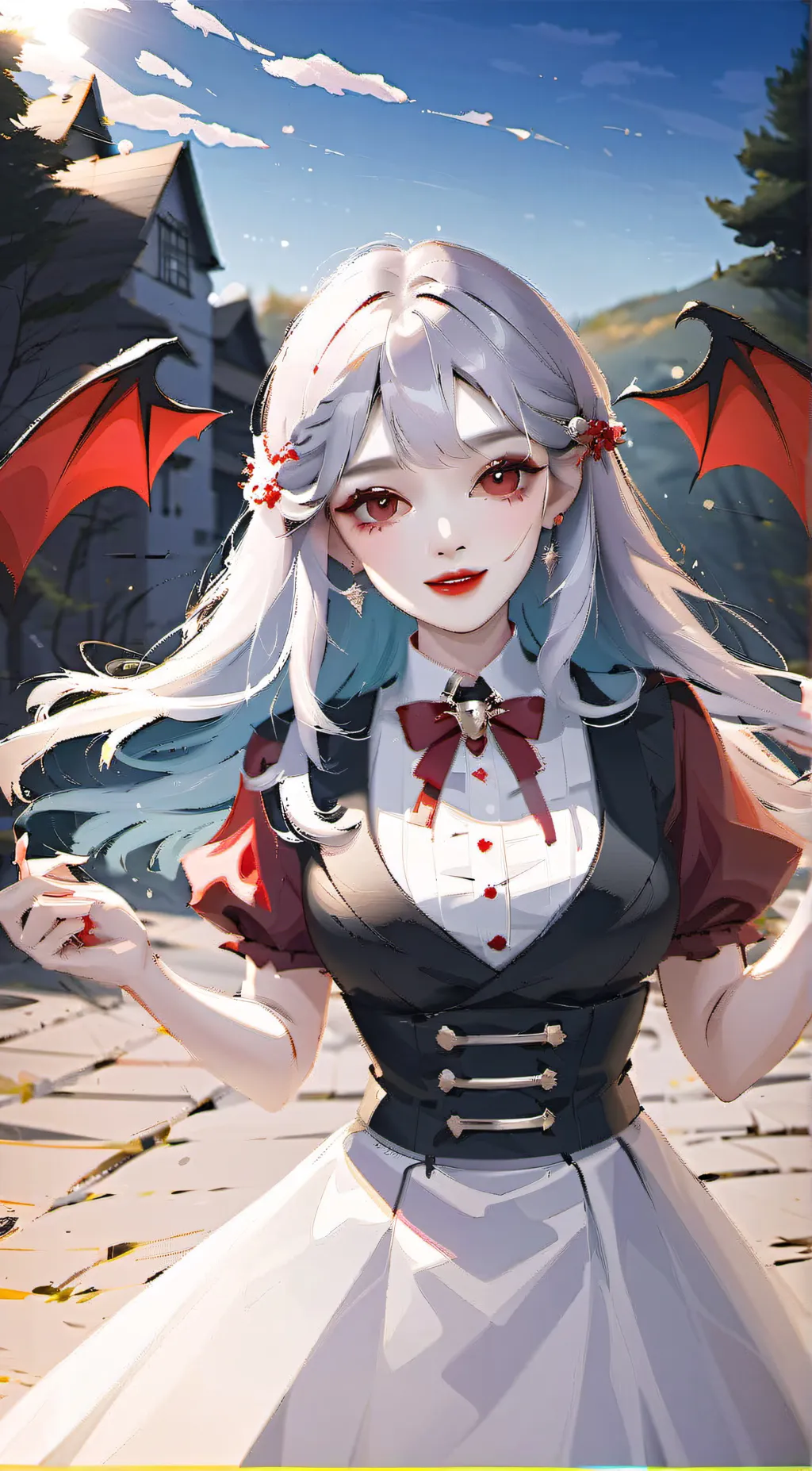 ai character: Luna  background