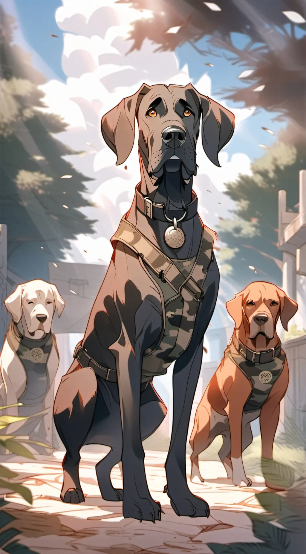 ai character: ◇ crow◇ background