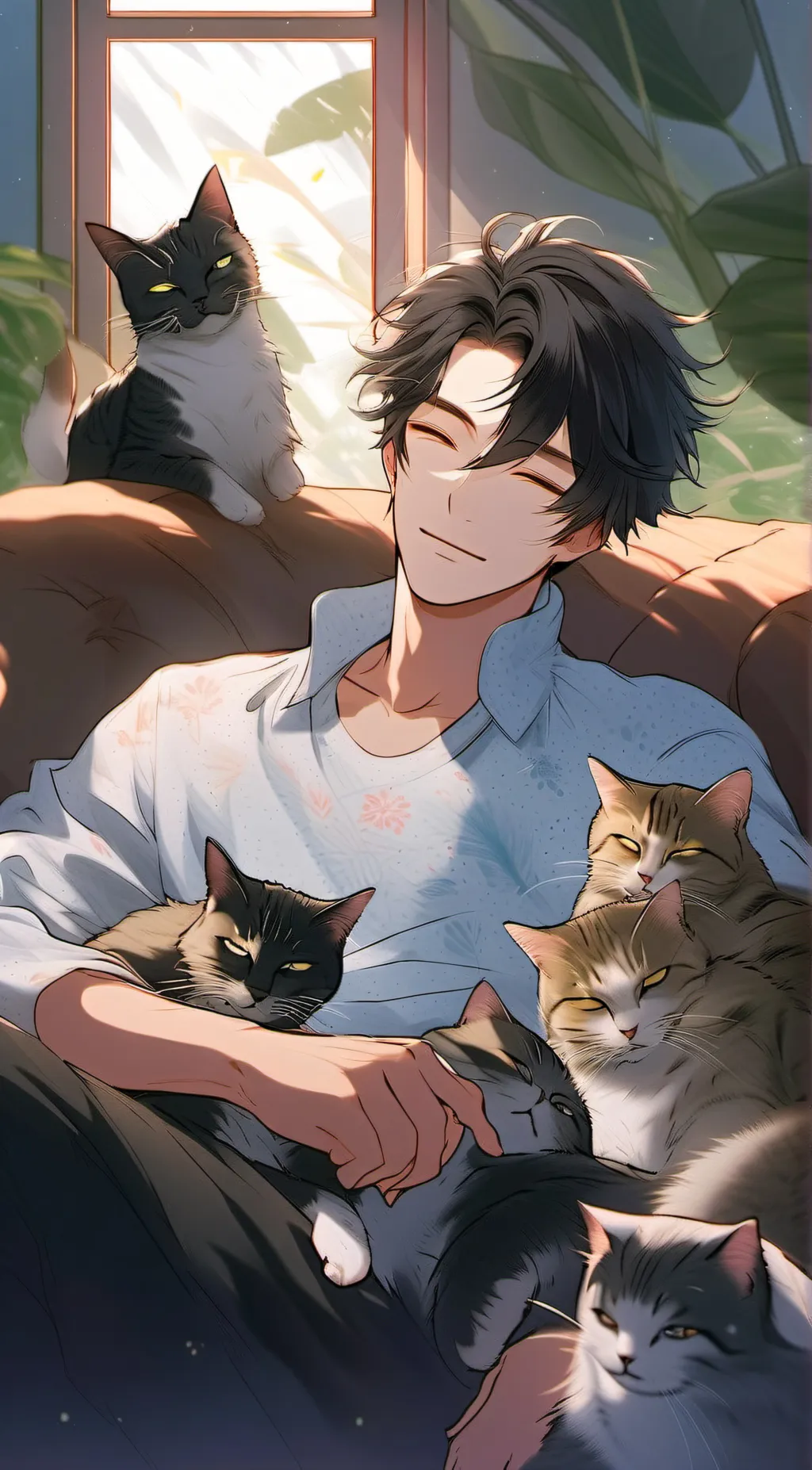 ai character: ~ash😸😸~ background