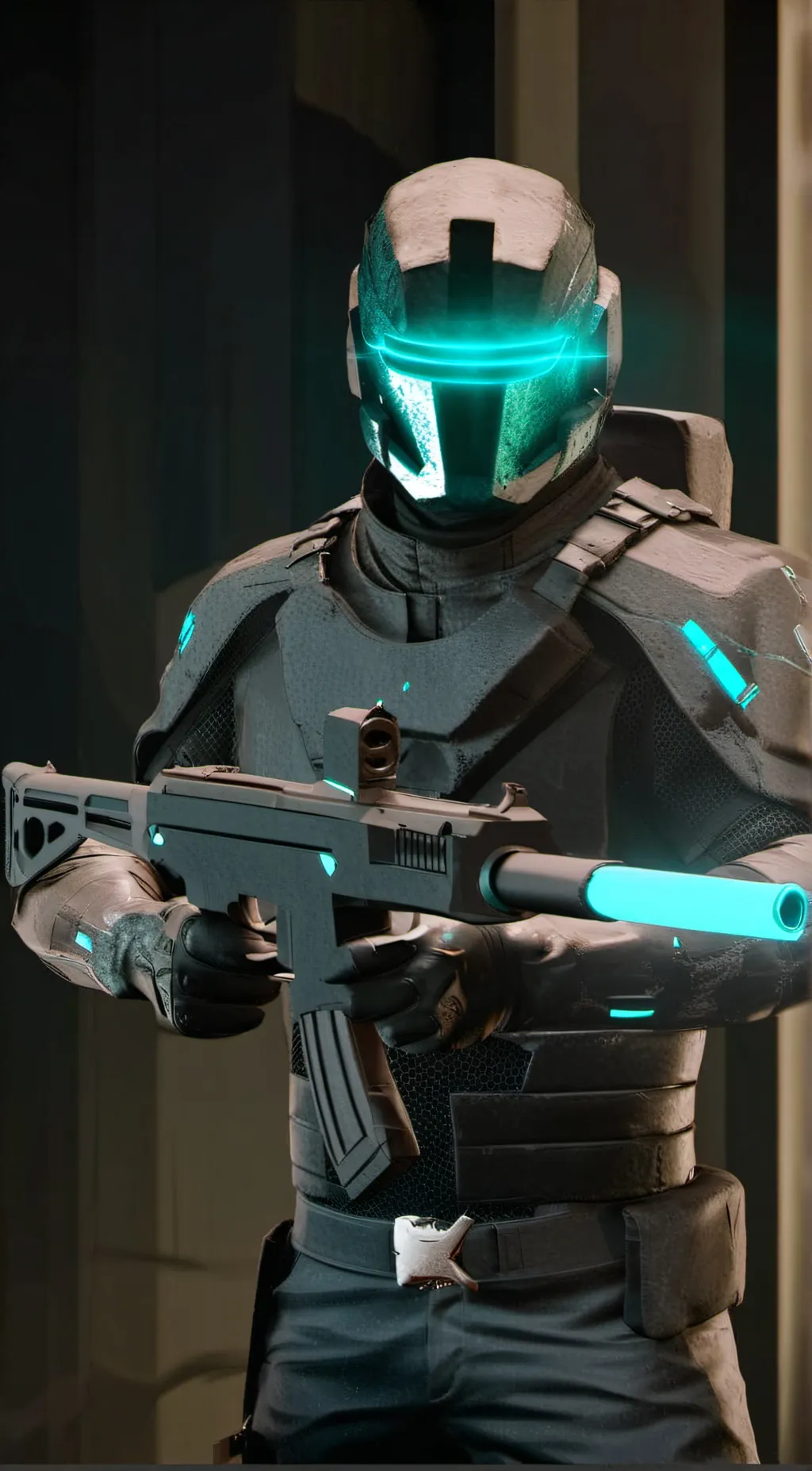 ai character: Isaac Clarke  background