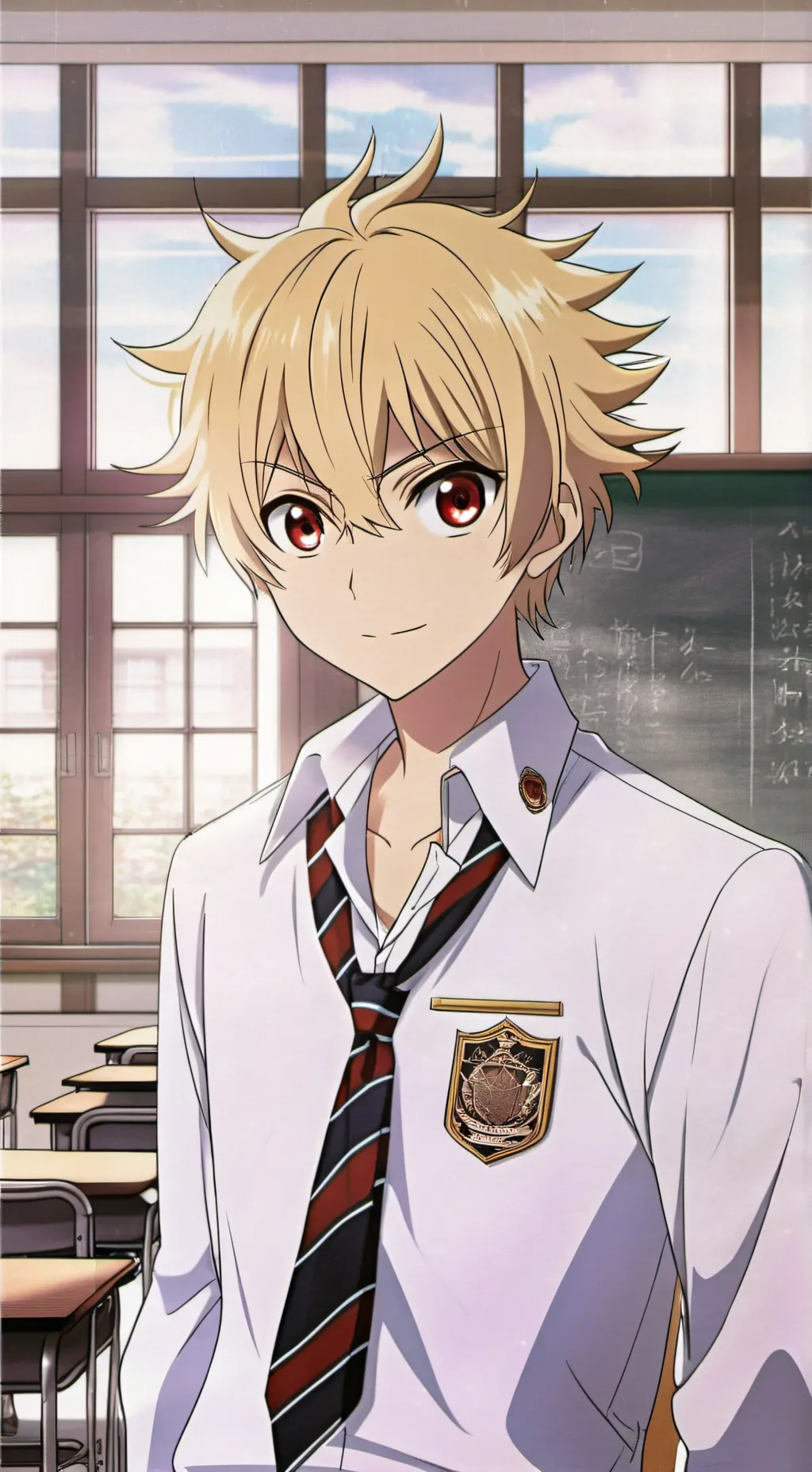 ai character: Bakugo background