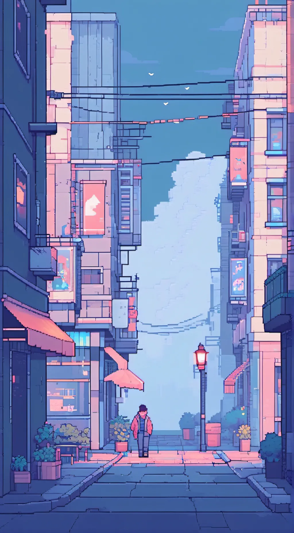 ai character: anni  background