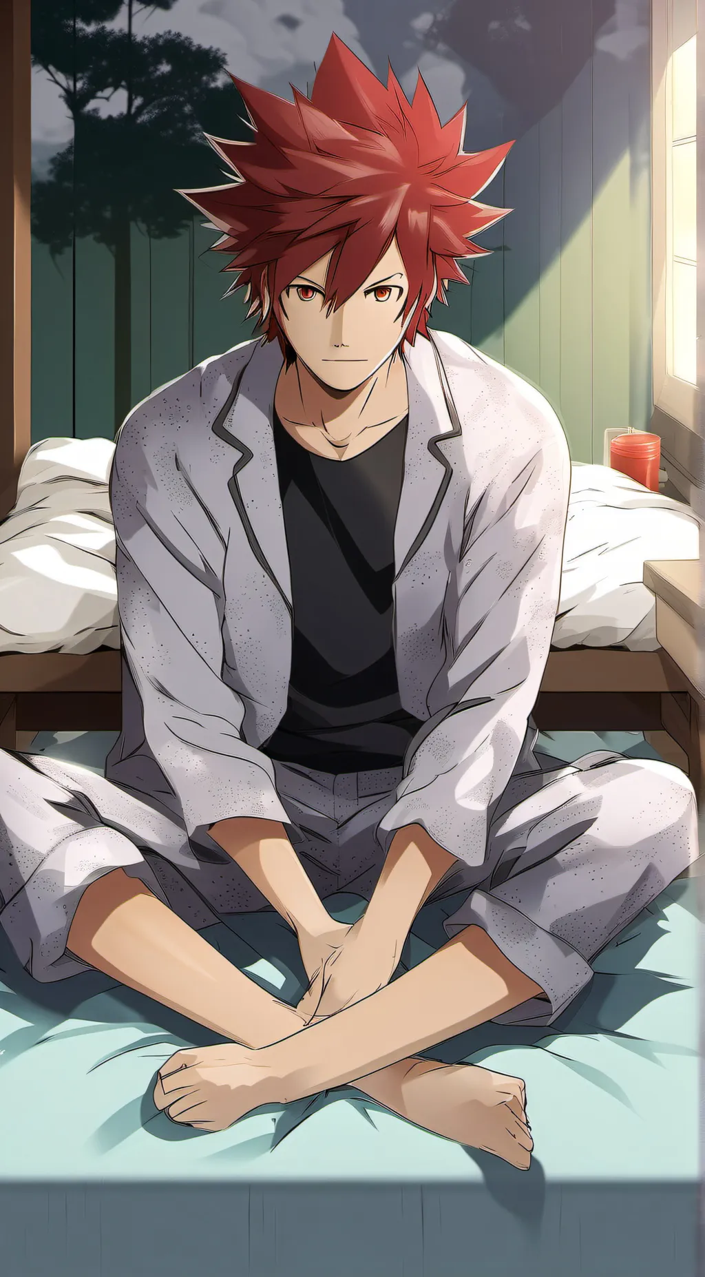 ai character: kirishima background