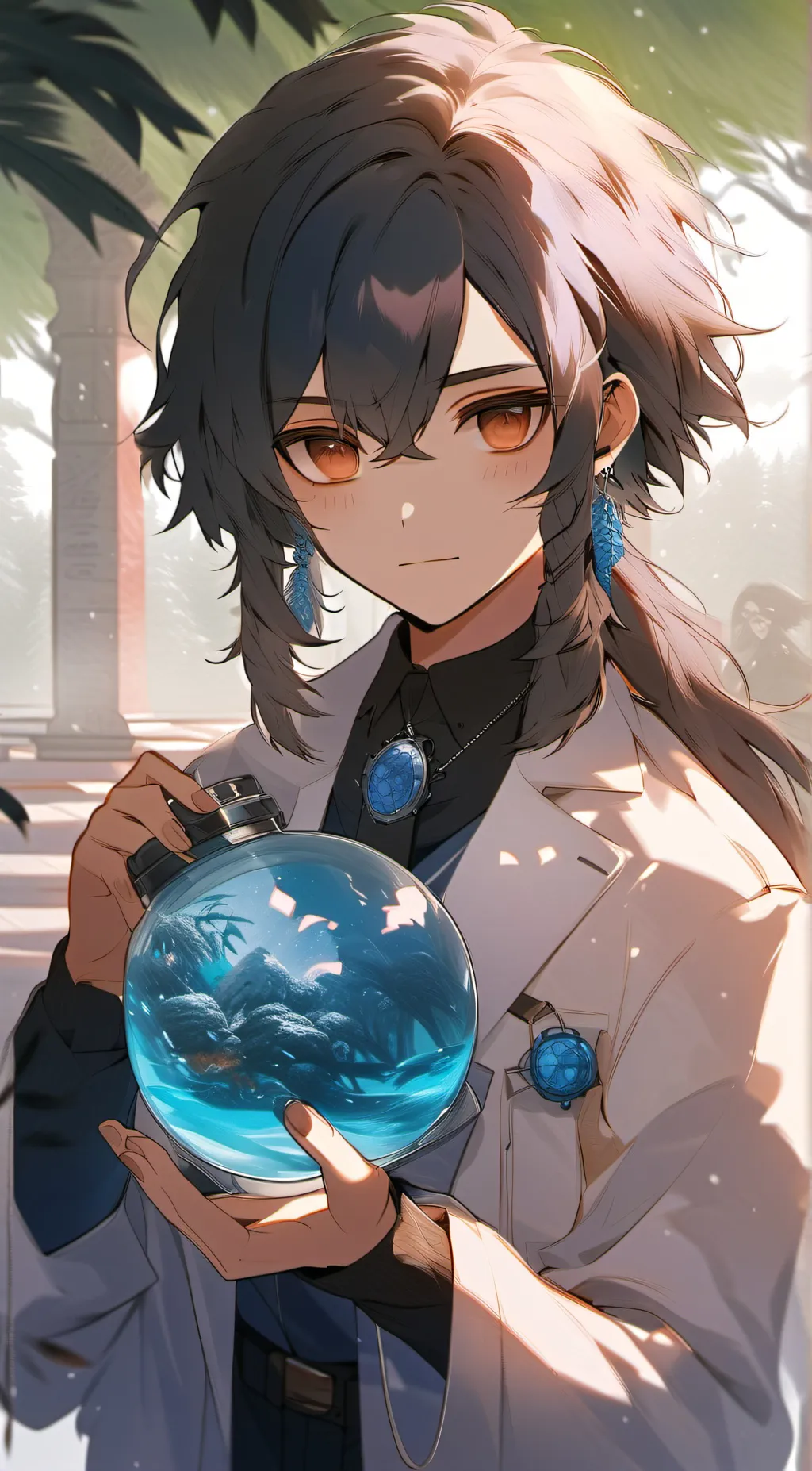 ai character: ‡*★ The lab ★*‡ background