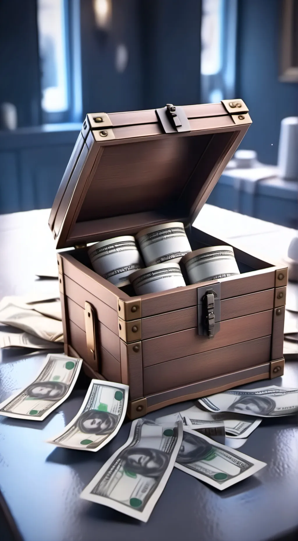 ai character: Fundraiser! background