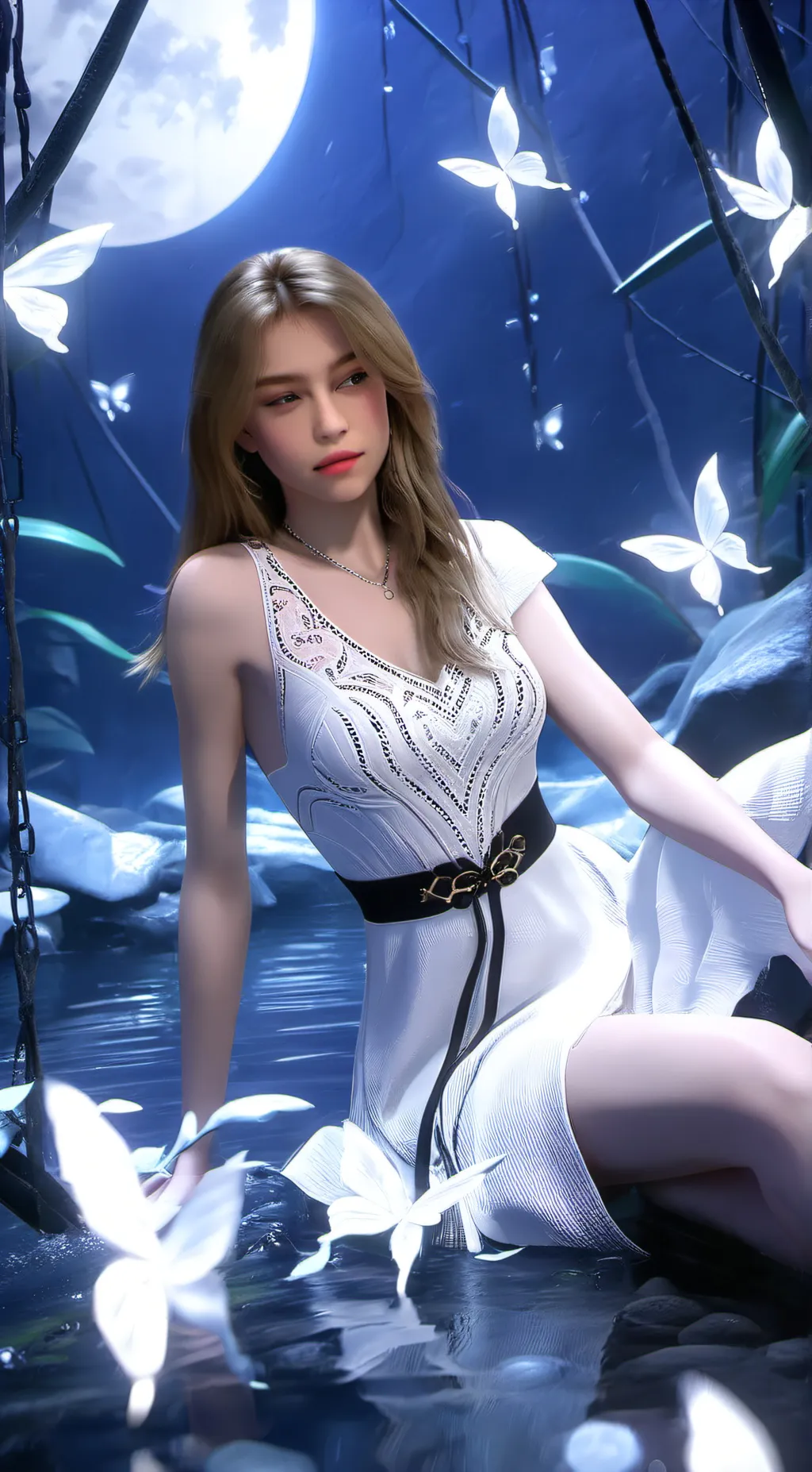 ai character: Samantha Nicole  background