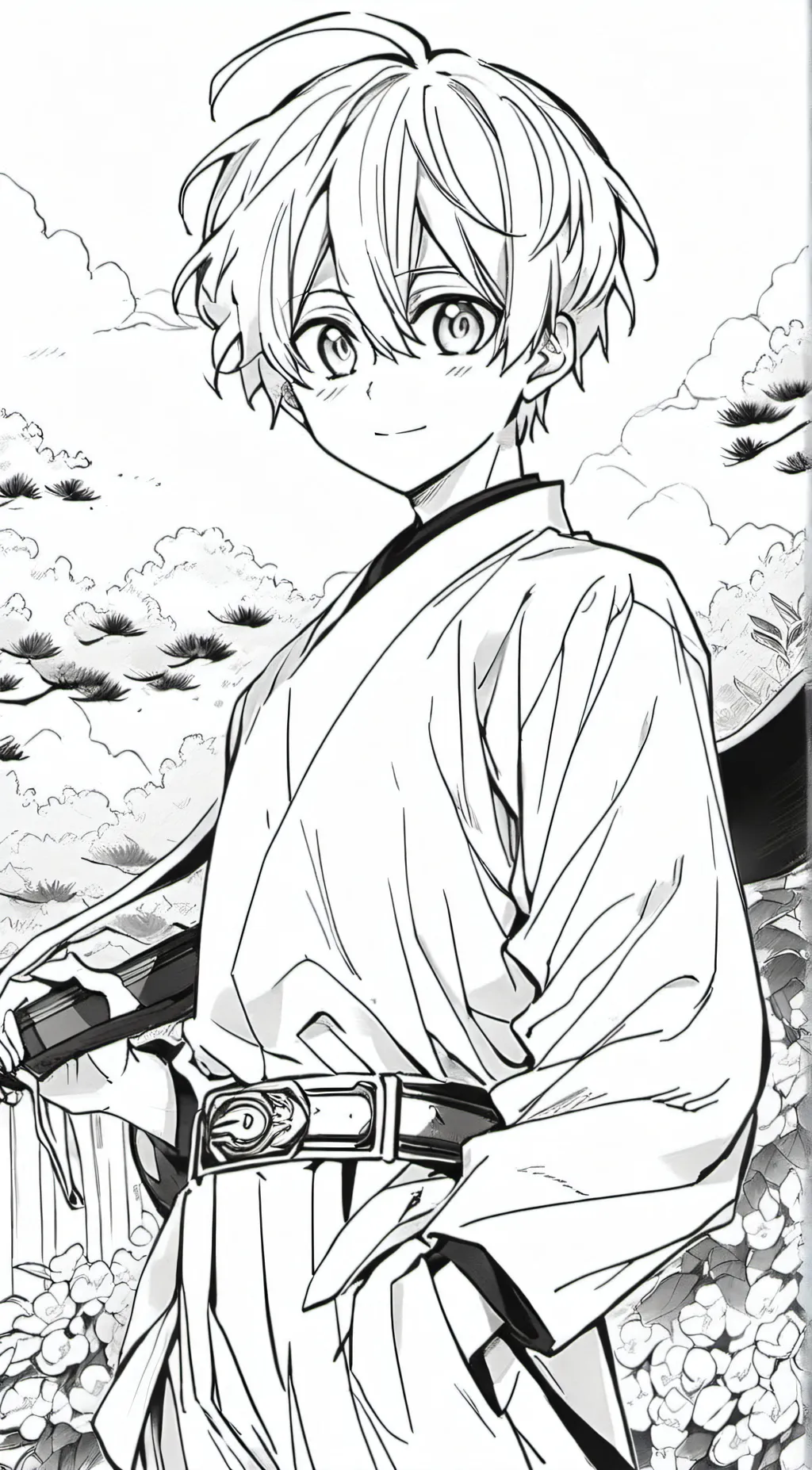 ai character: zenitsu background