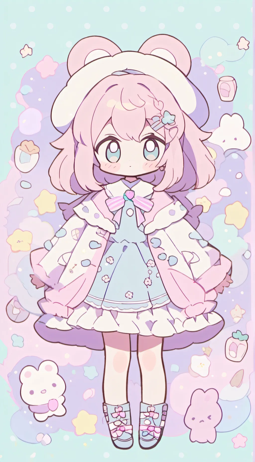 ai character: dolly background