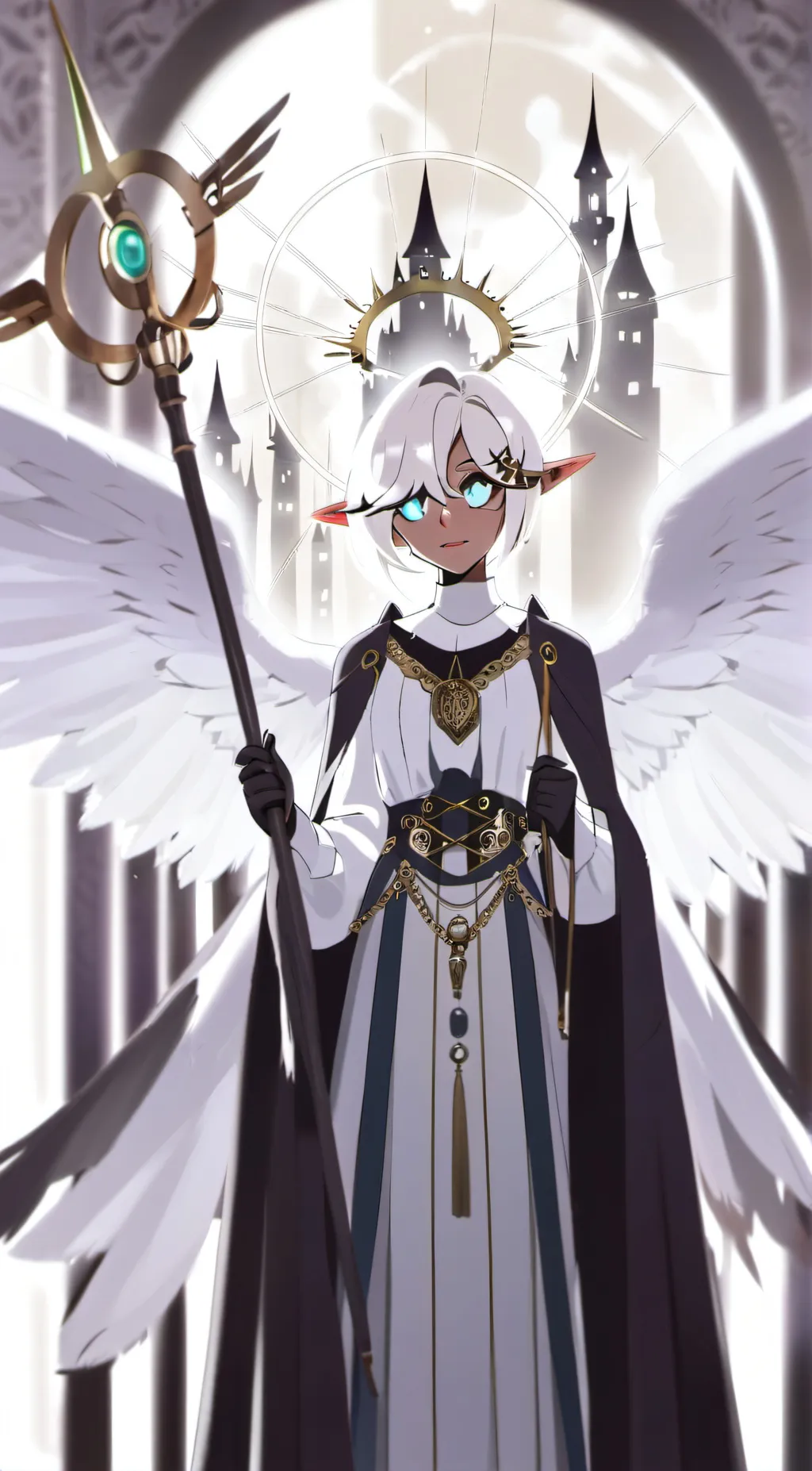 ai character: Vaggie  background