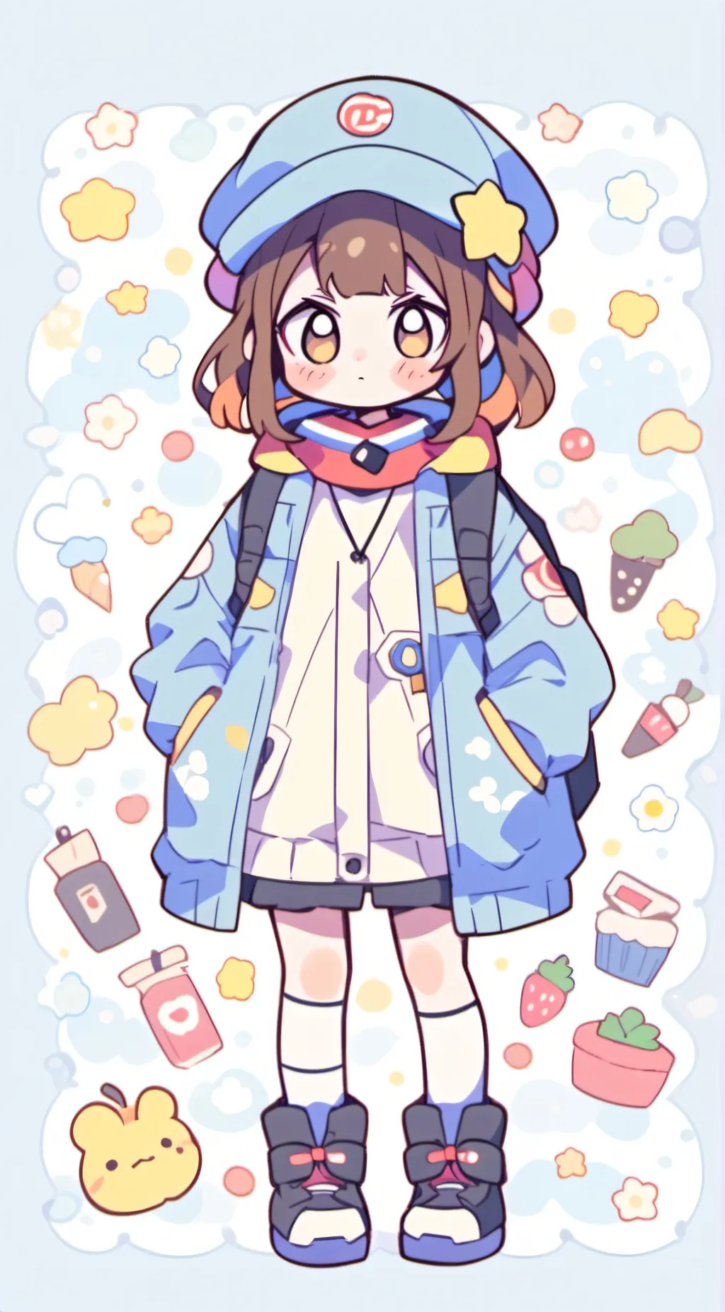 ai character: Poppy background