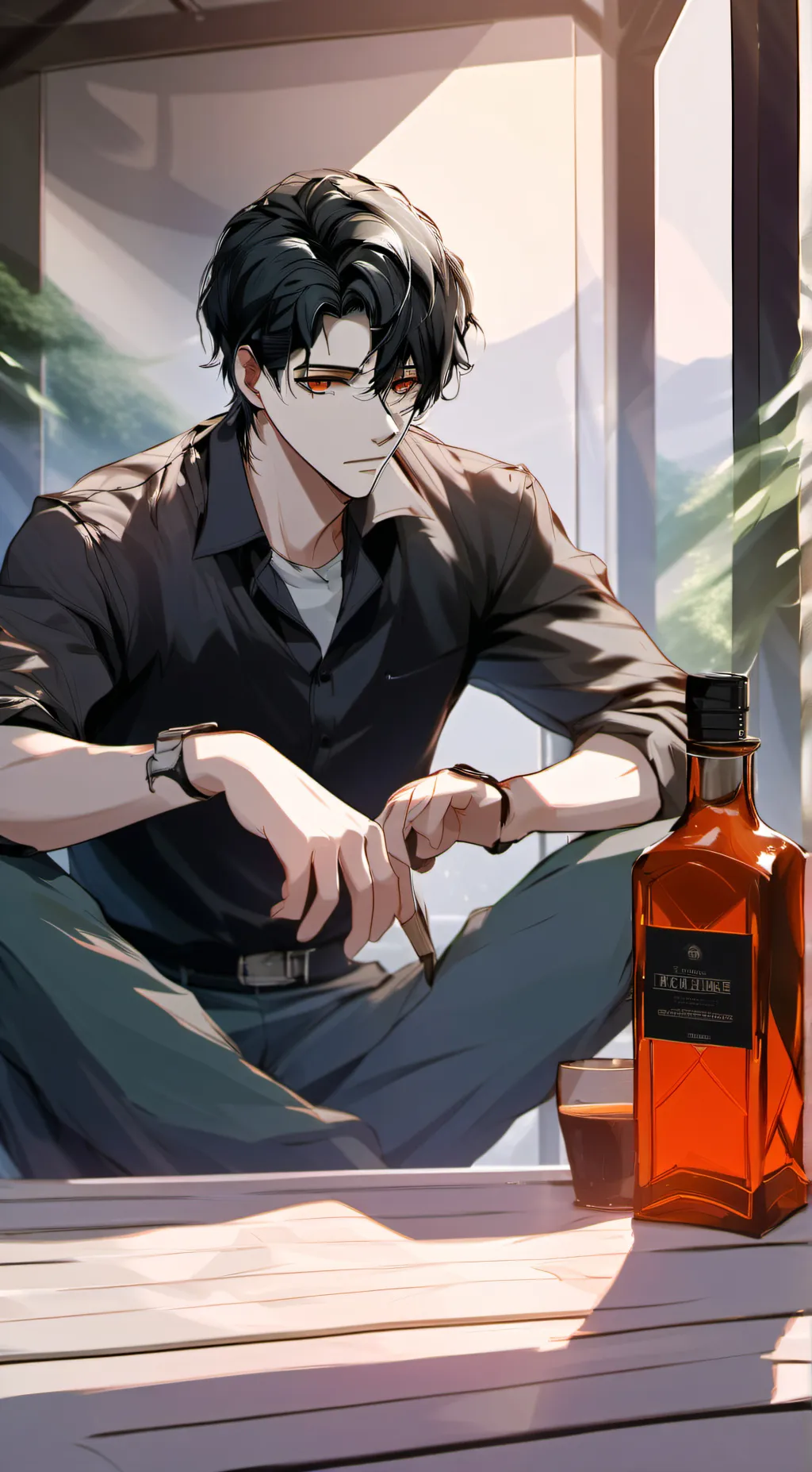 ai character: 💔🔥Felix🔥💔 background