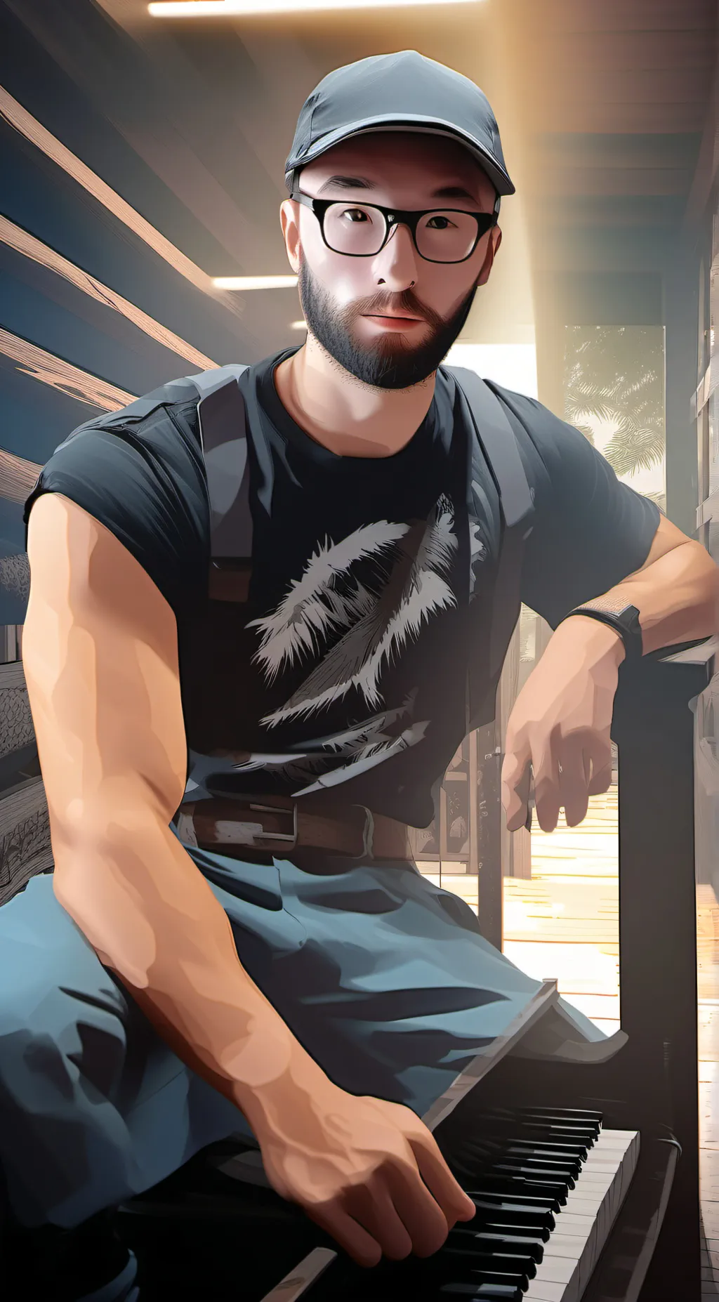 ai character: Alex Watkins  background