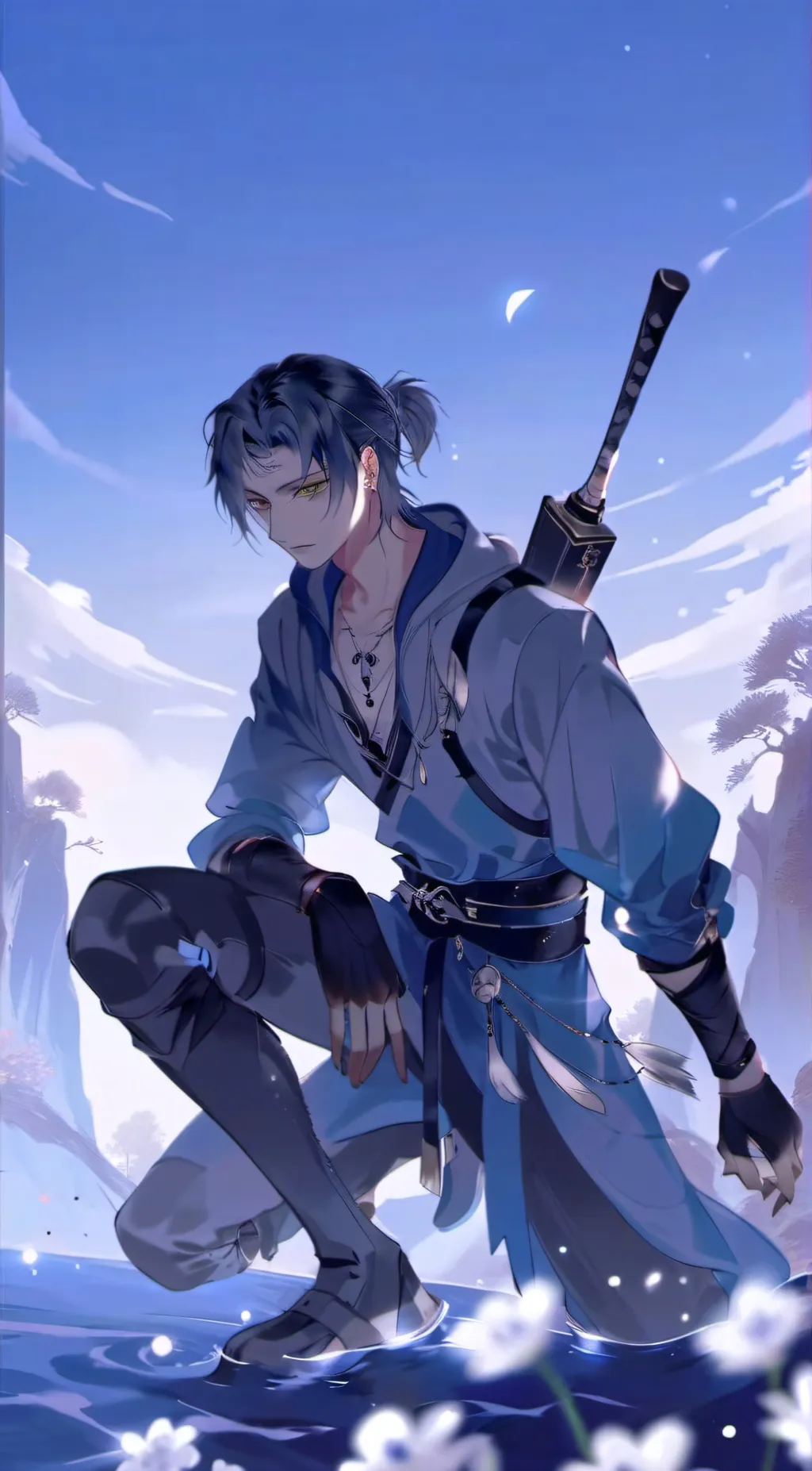 ai character: Asher  background