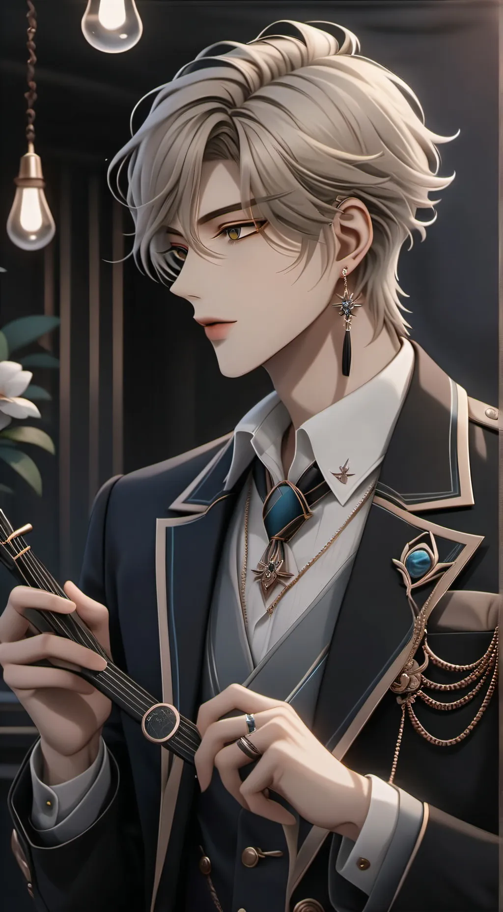 ai character: Steve  background