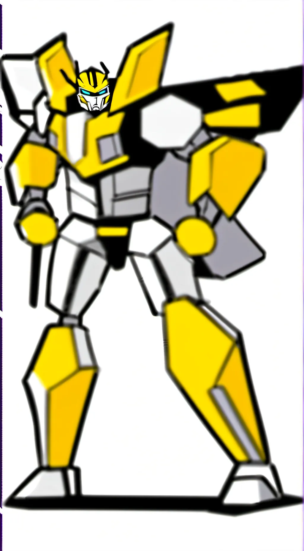 ai character: Bumblebee  background