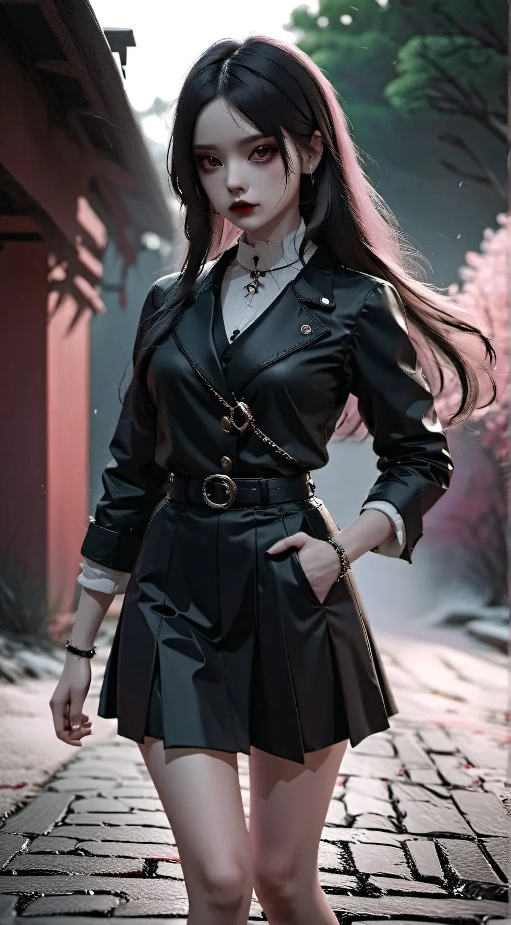 ai character: Rose background