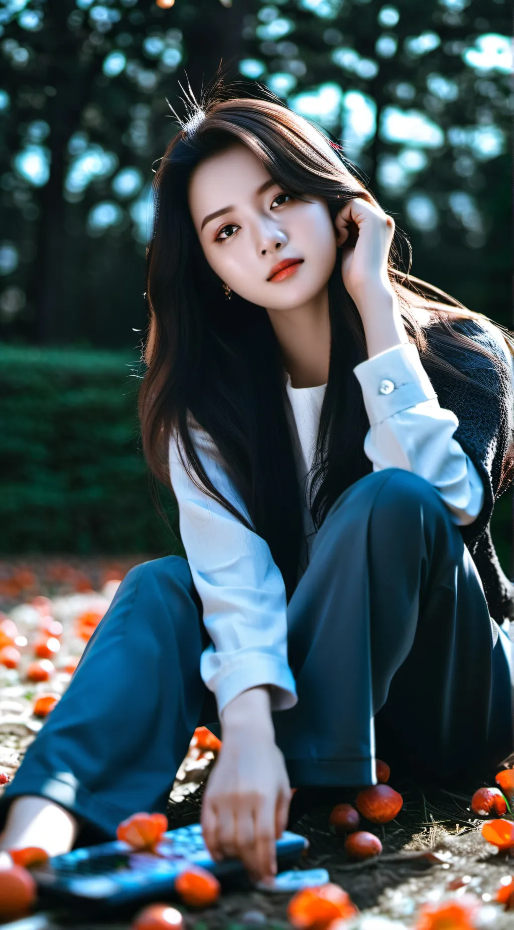 ai character: Sheena  background