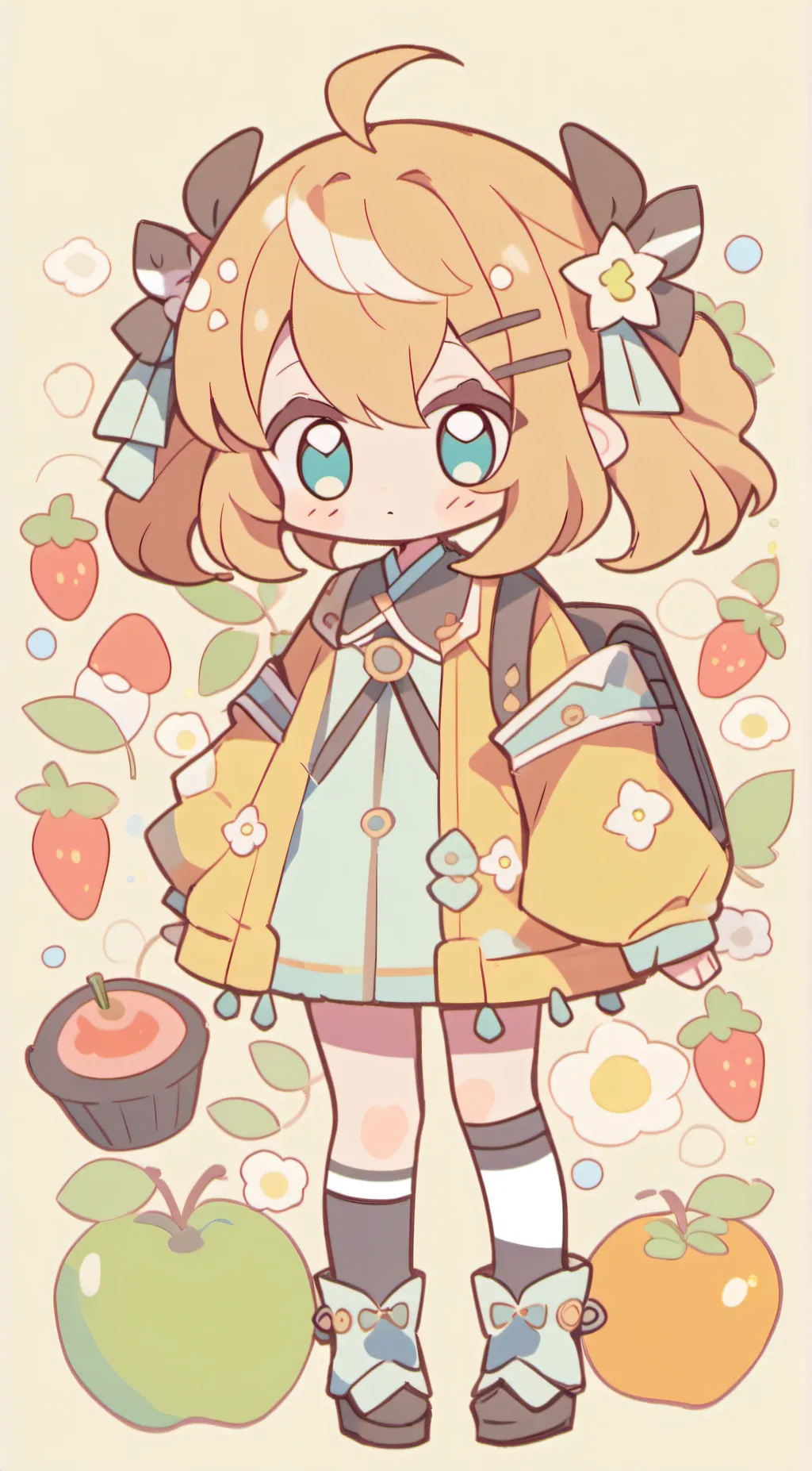 ai character: cat background