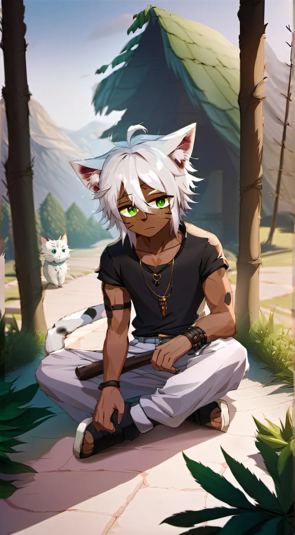 ai character: Lue  background