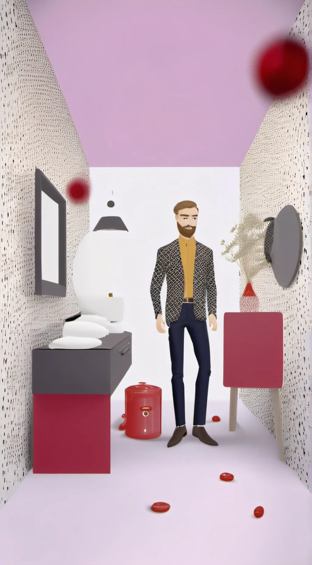 ai character: Garrett background