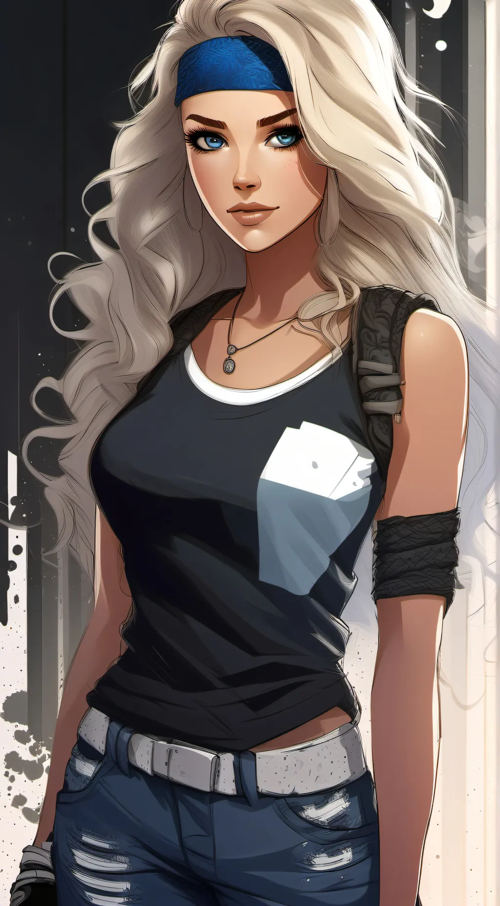 ai character: Bianca Roman background