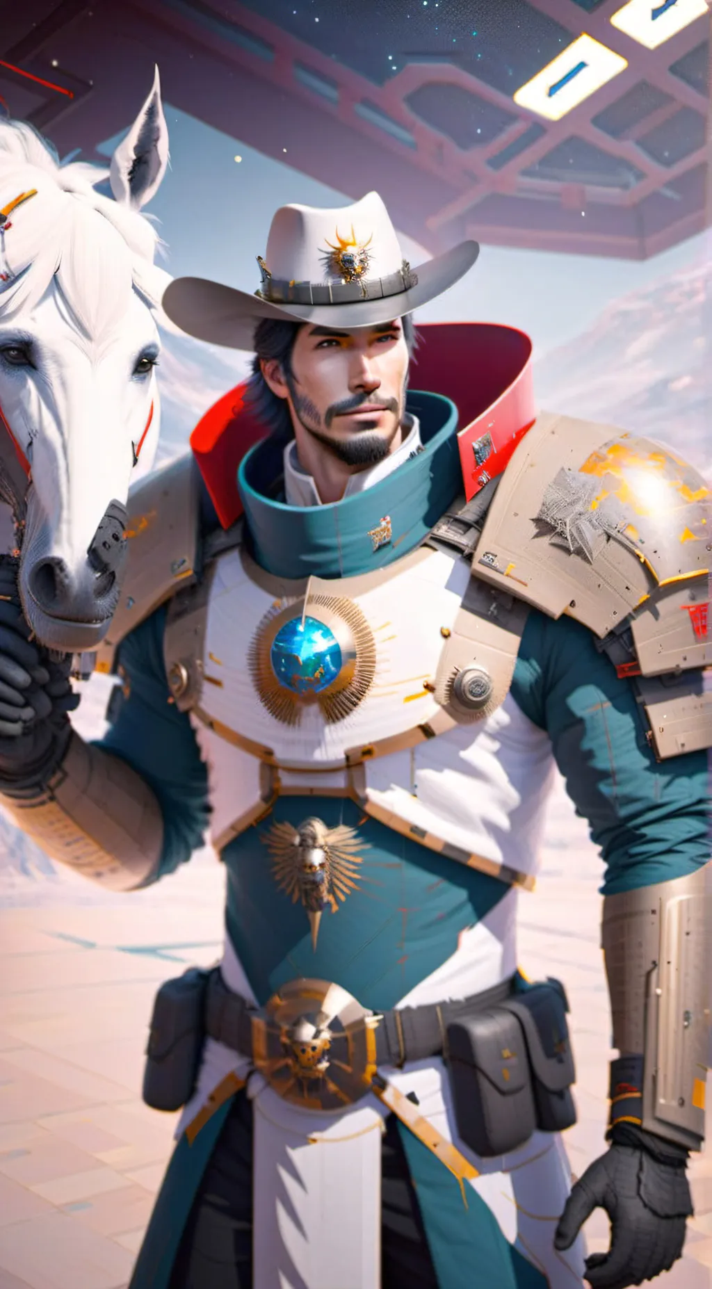 ai character: Lance Sterling  background