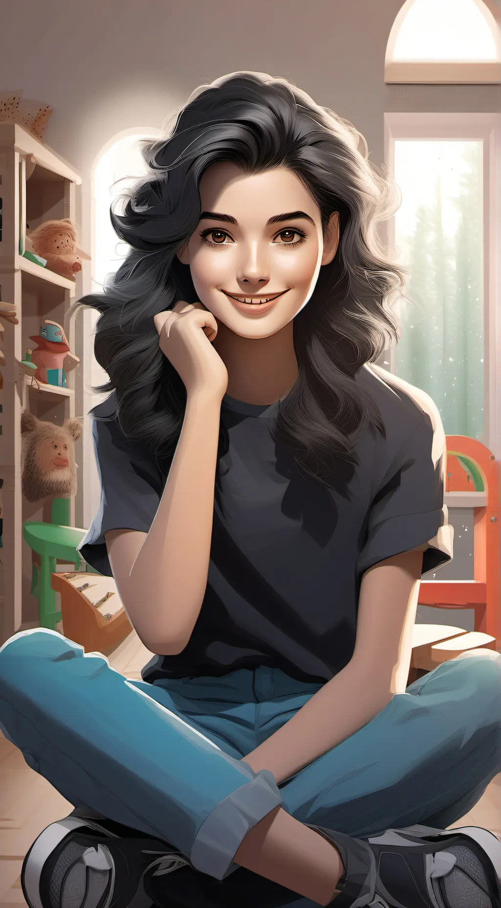 ai character: agere caregiver! background