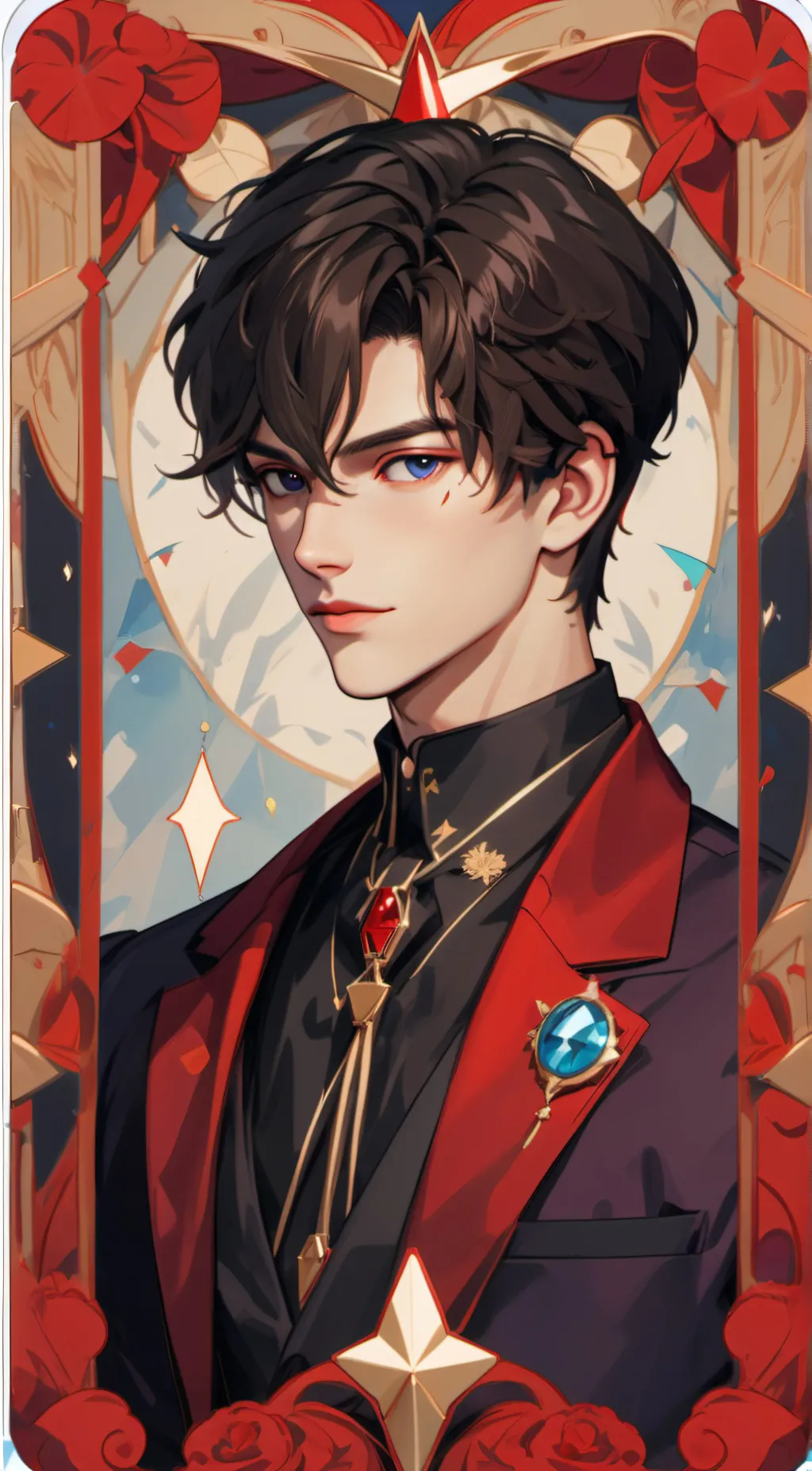 ai character: taehyung background