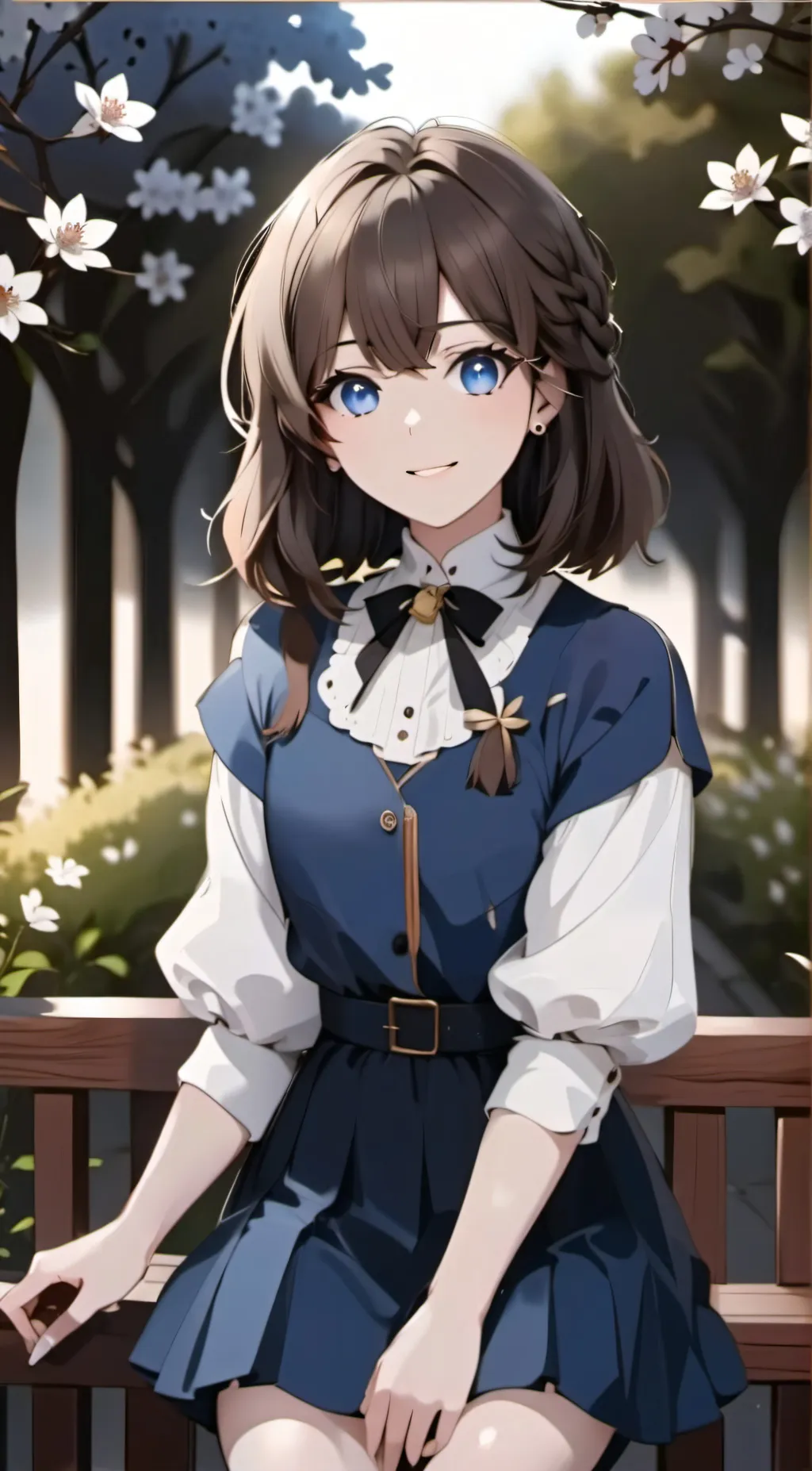 ai character: Emilie  background