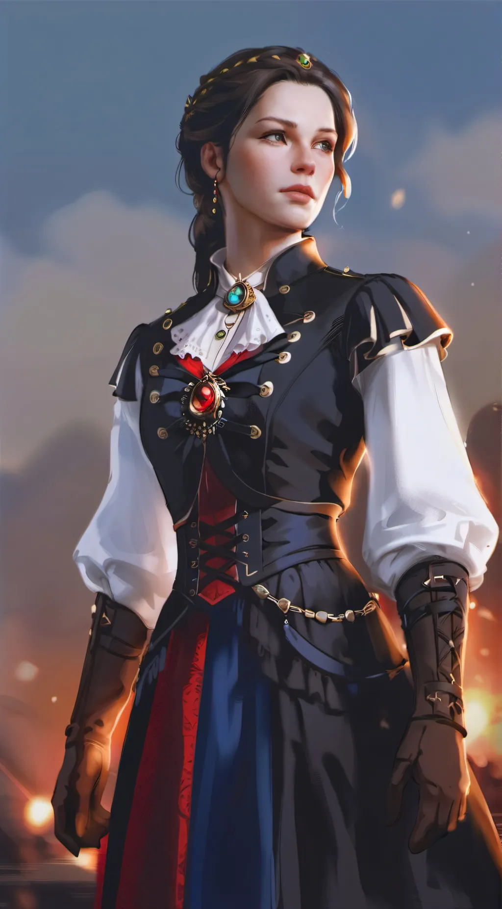 ai character: Evie background