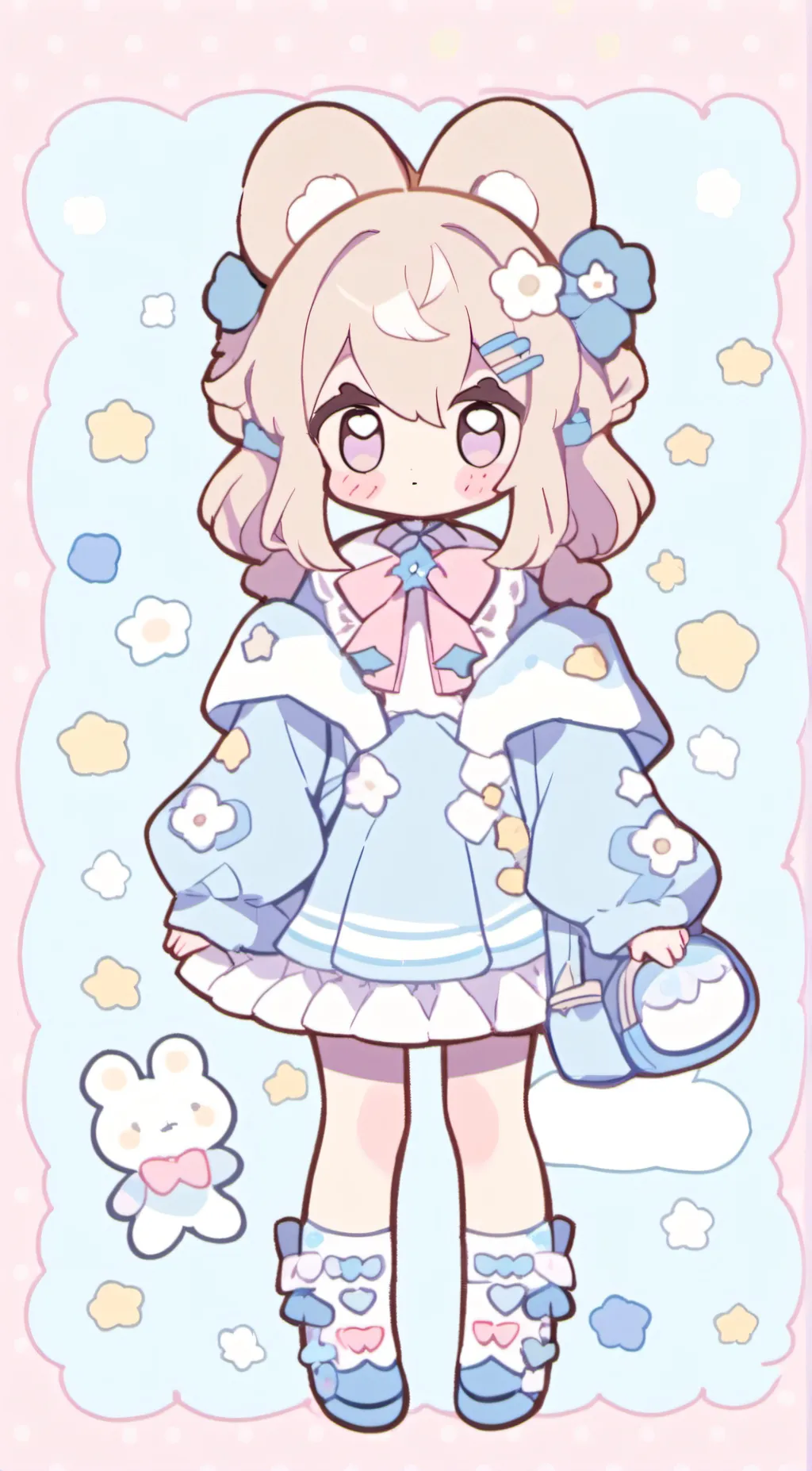 ai character: sakura!  background