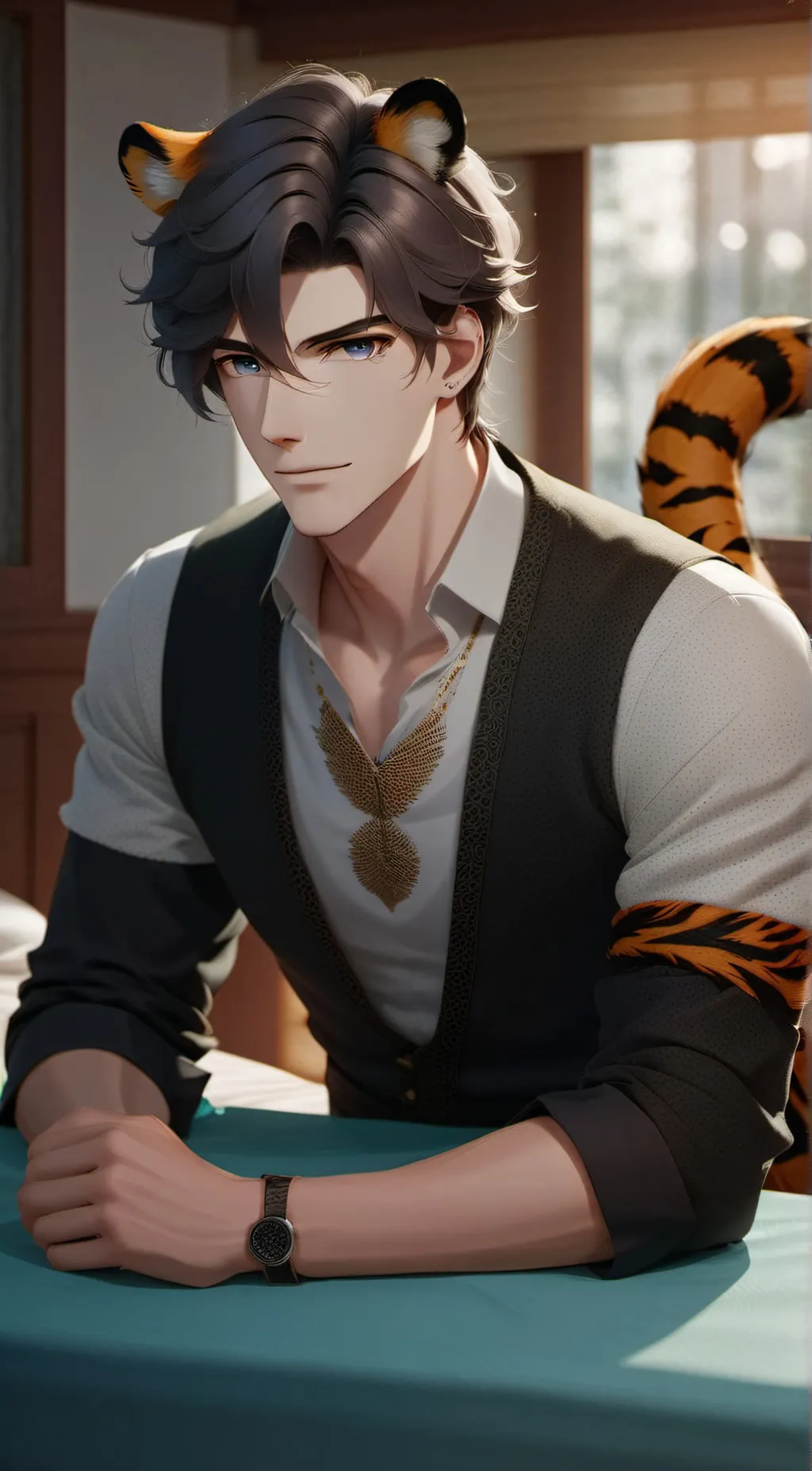 ai character: Vincent  background