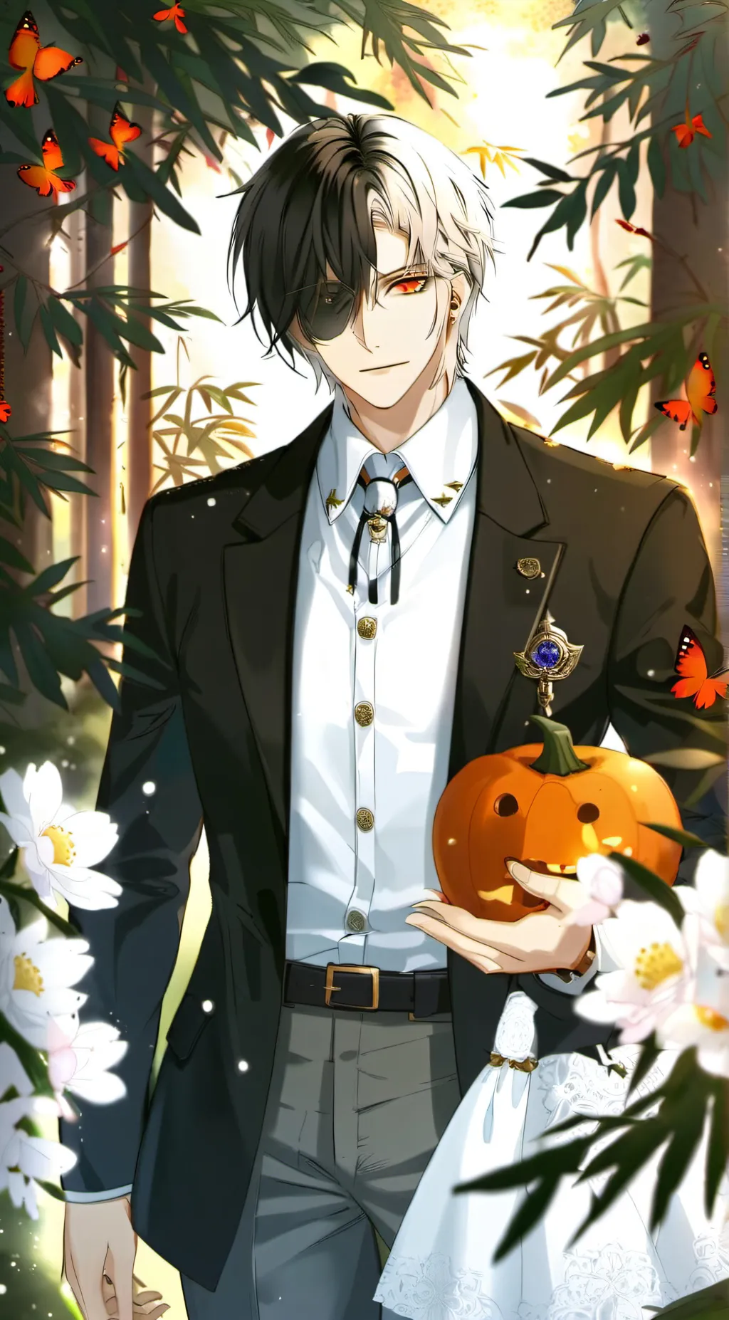 ai character: zombie ein background