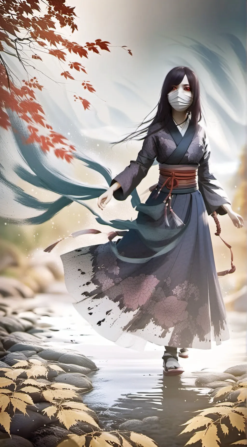 ai character: Hanako background